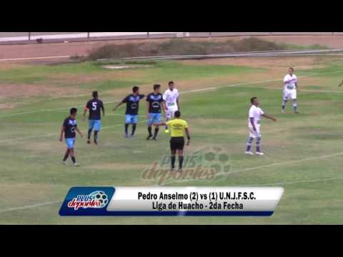 PEDRO ANSELMO (2)  vs (1) U.N.J.F.S.C. - FÚTBOL HUACHANO - 2DA FECHA 2017.