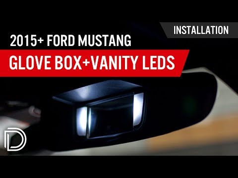 How to Install Glove Box and Vanity LEDs in 2015 Mustang