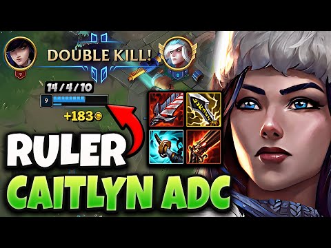 Caitlyn vs Xayah ADC [ JDG Ruler ] Patch 14.1 Ranked Korea ✅