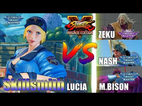 SFV AE 👊🏻 Skillsmith (Lucia) vs Zeku & SrDark (Nash) & BLAZERFURY (M.Bison)