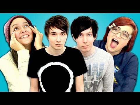 10代の若者たちがdanisnotonfireとAmazingPhilに反応しています! (Teens React to danisnotonfire and AmazingPhil!)