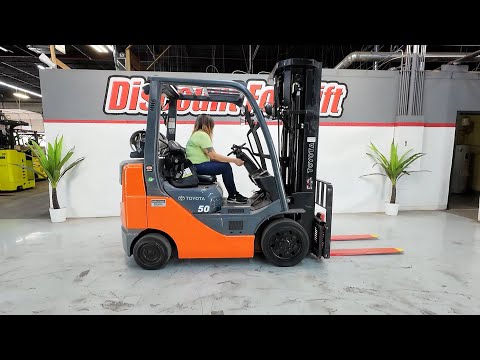 TOYOTA 8-SERIES 8FGCU25 5,000 lb LP(Propane) #3800 - Forklift for Sale