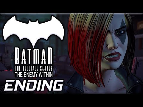 Batman The Telltale Series: The Enemy Within - Bane Or Harley Choice - Episode 2 Ending