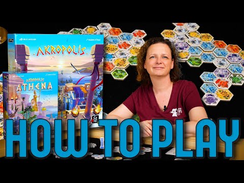 Akropolis + Athena expansion - How to Play - Boardgame Ninja - Rules Explainer