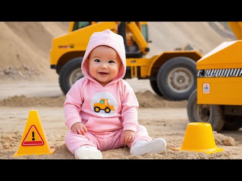 Construction Truck Shapes | Learning Shapes with Construction Vehicles for Kids