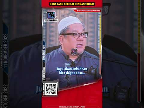 KULIAH SHORTS : Dosa Tak Settle Dengan Taubat - Ustaz Shamsuri Ahmad