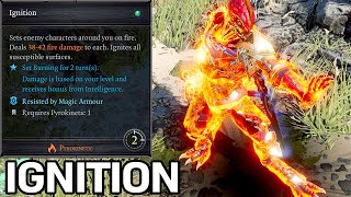 Divinity Original Sin 2 - Ignition Skill [Pyrokinetic]