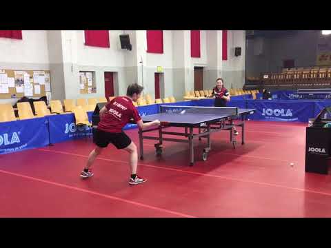 22.09.17 - Aufwärmen mit Tanja Krämer und Nastja Bondareva