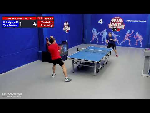 08:30 Тимченко Владимир  3-2 Павловский Владислав   стол 4  ЮГ-1  20.07.22