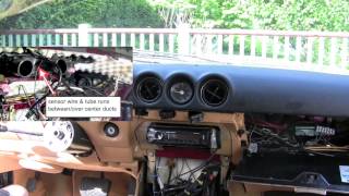 Demontaż deski rozdzielczej — Mercedes R107 380SL (bez narracji)
