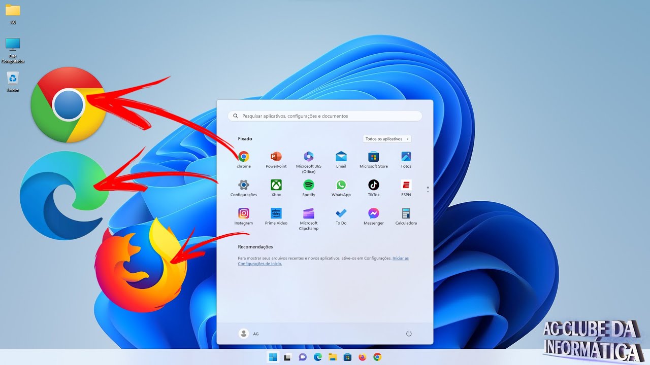 Como Colocar Ícones na Área de trabalho do Windows 11