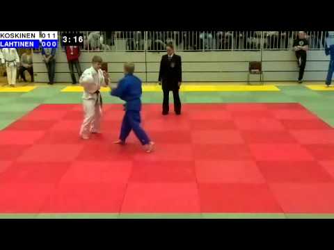 Judo U18 SM 2014: P18-50: KOSKINEN - LAHTINEN