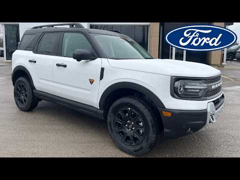 2026 Ford Bronco Sport Badlands 4x4 in White for sale at Boyer Ford Lincoln (Bobcaygeon) Ltd. in Kawartha Lakes, ON