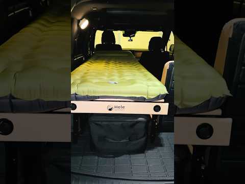 Hele Outdoors Platform Bed meets the Hyundai Santa Fe Limited SUV-2025. Third row seat comfort!