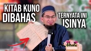Download lagu Ust. Adi Hidayat BAHAS Isi Kitab KUNO yang Ditemukan di Sumur Tua. Ternyata Ini Isinya‼️ mp3