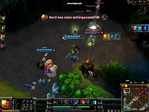 Leauge of Legends XinZhao  vs twisted fate by narti