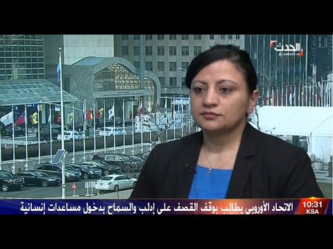 لقاء نائب رئيس الائتلاف ديما موسى بخصوص جلسة مجلس الامن حول سوريا على قناة العربية