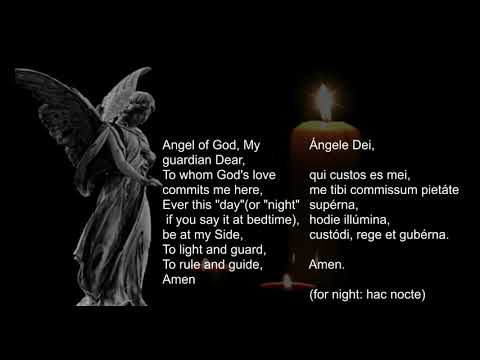 Angel of God - Angele Dei prayer in latin