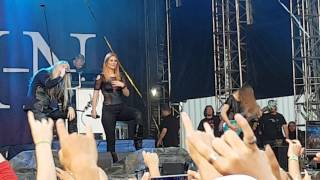 DELAIN with Marco Hieltala from NIGHTWISH - &quot; Control the Storm&quot; ....MASTERS OF ROCK 2017
