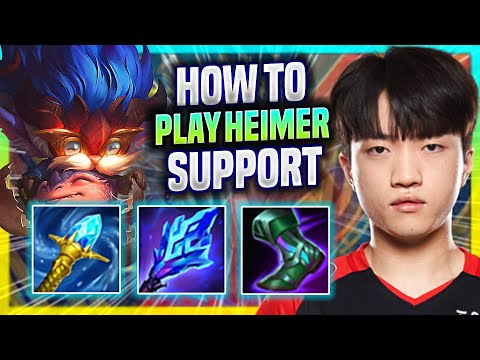 LEARN HOW TO PLAY HEIMERDINGER SUPPORT LIKE A PRO! - T1 Keria Plays Heimerdinger Support vs Ashe! |
