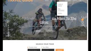 4- User Page(with template implement) of Travel guide web application 