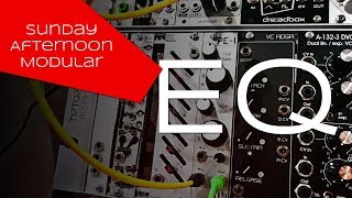 Video thumbnail for Equalizer in a Eurorack - Music Thing Modular Graphic EQ and ALM  PE-1 by SundayAfternoonModular