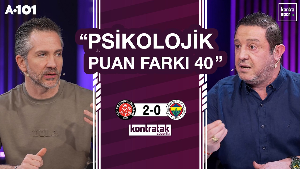 🔴 CANLI | F. Karagümrük - Fenerbahçe Maç Sonu | Nihat Kahveci, Nebil Evren | Kontratak Süper Lig