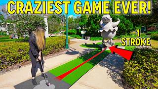 Our CRAZIEST Disney Mini Golf Match Yet!