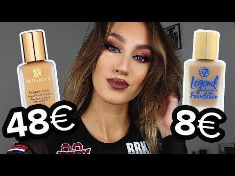 Estee Lauder Double Wear VS W7 Legend Foundation Μοιάζουν? DUPE? | Sonia Th Video