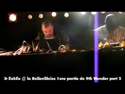 Jr EakEe Live @ la Bellevilloise - 1ere partie de 9th Wonder part 2
