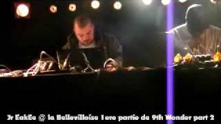 Jr EakEe Live @ la Bellevilloise - 1ere partie de 9th Wonder part 2