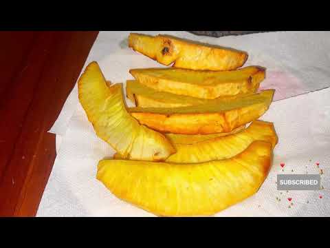 Jamaican Breakfast- Fry Breadfruit