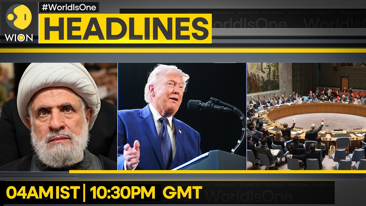 UNSC Demands Iran Halt Attacks On Gulf States | Trump: US Must Finish The Job In Iran | Headlines