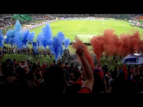 "MEDELLIN 1 VS los muertos 1  Liga postobon II Cuadrangulares finales Fecha # 5  Dic-06-2012" Barra: Rexixtenxia Norte • Club: Independiente Medellín • País: Colombia