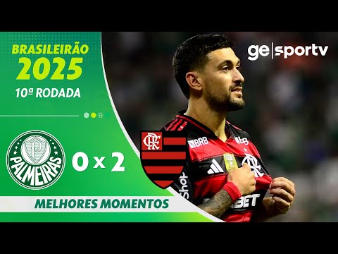 Gols e lances de Palmeiras x Flamengo