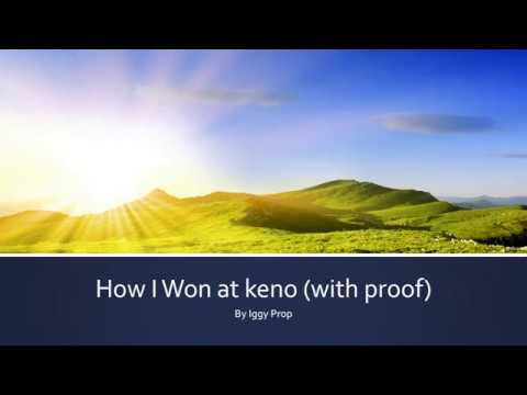 How to win at keno (with proof)