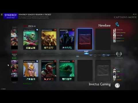 Dota 2 Synergy League: Season 1 - Newbee vs Invictus Gaming - Game 2 =60 FPS=
