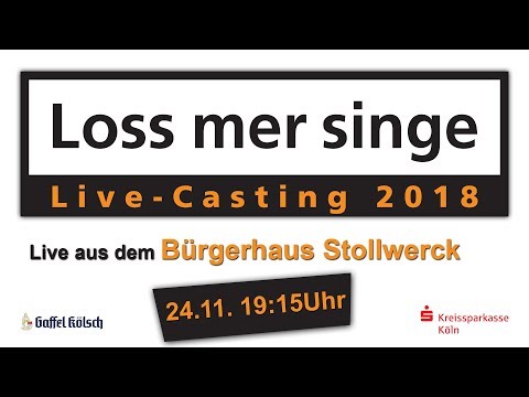 Loss mer Singe Live-Casting 2018
