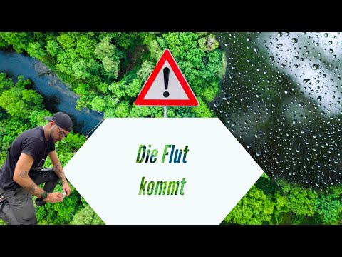 PANIK kein weg mehr aus dem Wald raus | Overnighter im Sturm, Gewitter und Regen  …#nichtsfürfaulis
