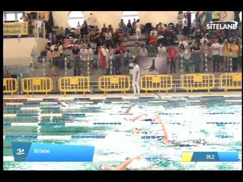 Serie 2 dei 50 Dorso  Assoluti Femmine Master - Campionati Regionali Masters 2014 di Veneto e Friul