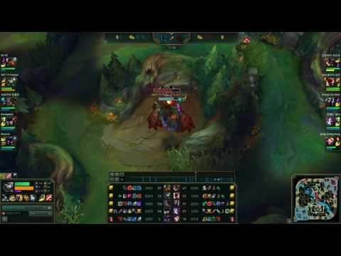 SKT T1 Peanut RENGAR vs LEE SIN Jungle   Patch 6 24 KR Ranked