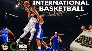 INTERNATIONAL BASKETBALL – Commodore 64 (1984) | Classic 3v3 Court Action