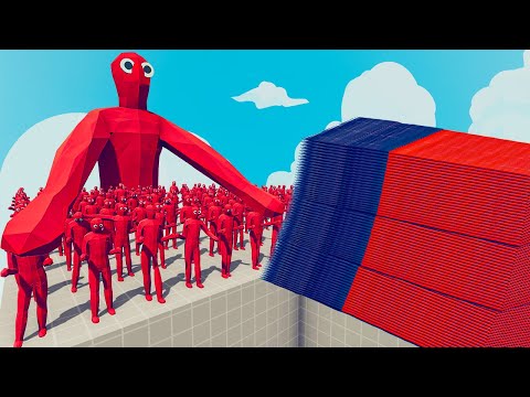 200x FIRE ZOMBIES + 1x GIANT vs EVERY GOD - Totally Accurate Battle Simulator TABS