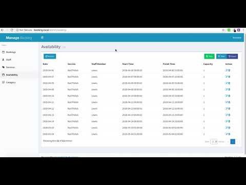 Booking App Backend demo
