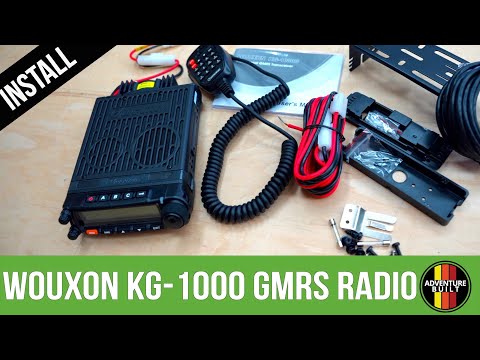 CLEAN GMRS RADIO INSTALL TACOMA OVERLANDER | WOUXUN KG-1000 ON EXPEDITION ESSENTIALS 3TPAM