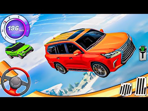 Mega Ramp Impossible Car Stunts Driving - Extreme SUV Prado Stunts 3D - Android Gameplay