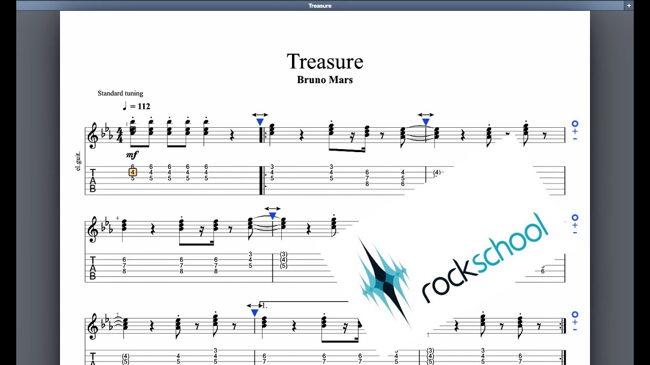 Treasure Rockschool Grade 4 Guitar