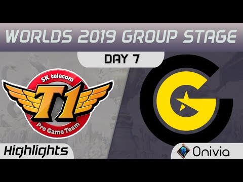 SKT vs CG Highlights Worlds 2019 Main Event Group Stage SK Telecom T1 vs Clutch Gaming by Onivia