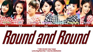 T-ARA (티아라) - &#39;Round and Round (빙글빙글)&#39; Lyrics 가사 + Line Distribution (Color Coded Han/Rom/Eng)