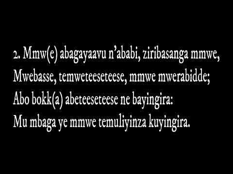 33 Laba anaawasa omugole